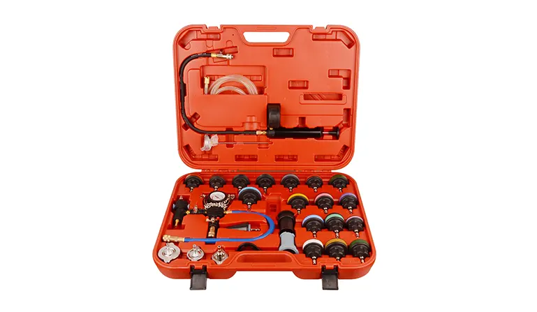 Coolant Pressure Tester Kit with the Box